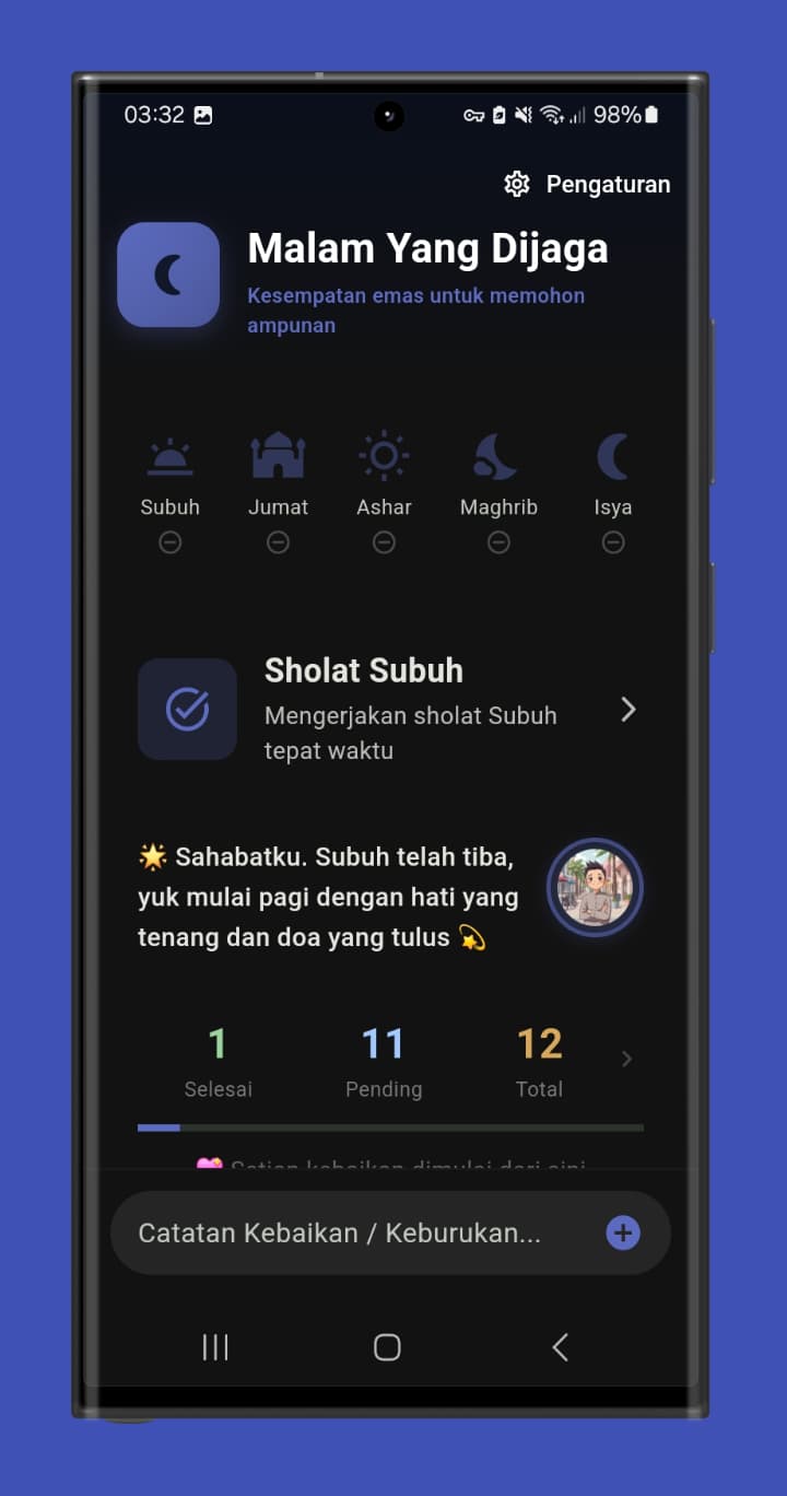 Dashboard - Mode Gelap
